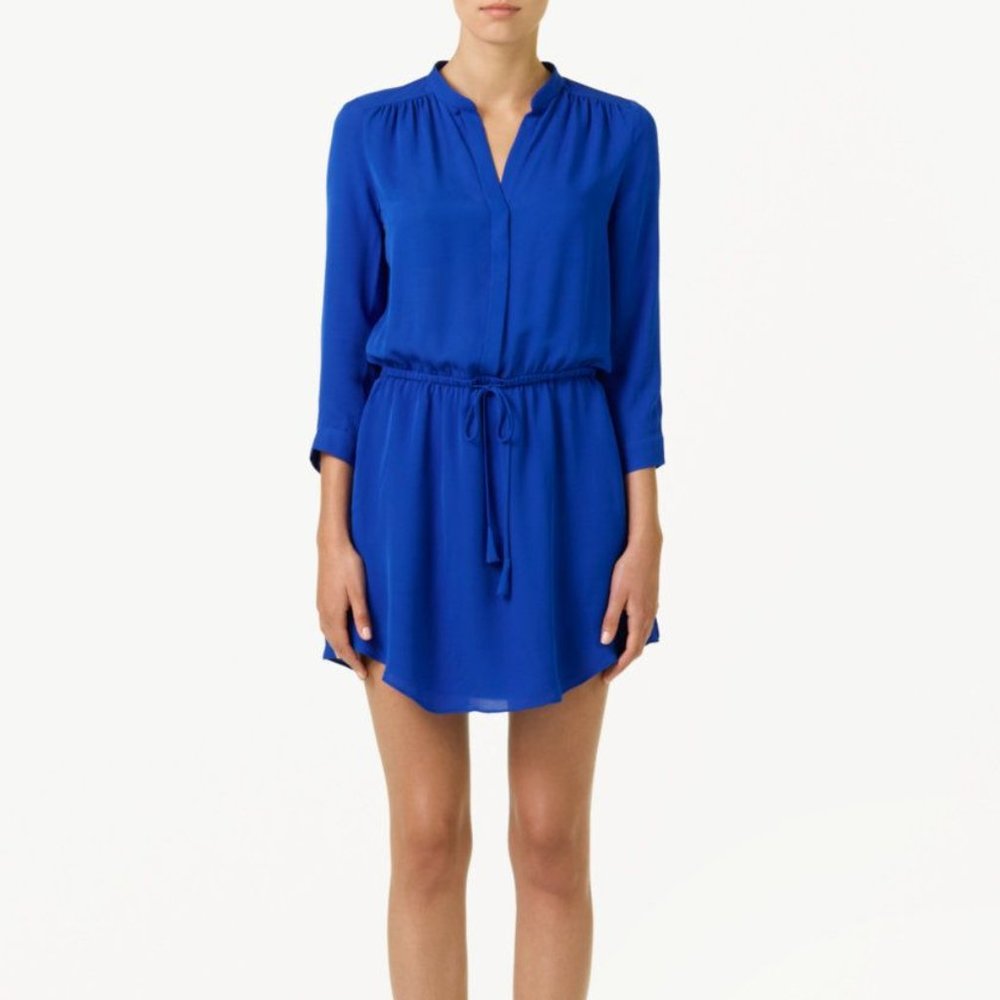 Aritzia Babaton Womens Bennett Dress XS Light Blue